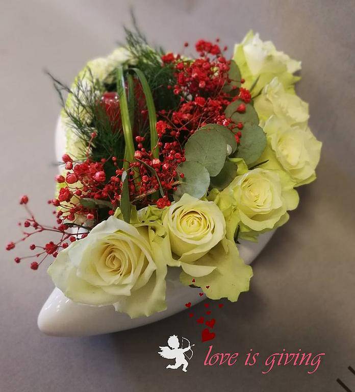 Bouquet de Saint-Valentin, Tedmeryflore, fleuriste Trignac Saint Nazai